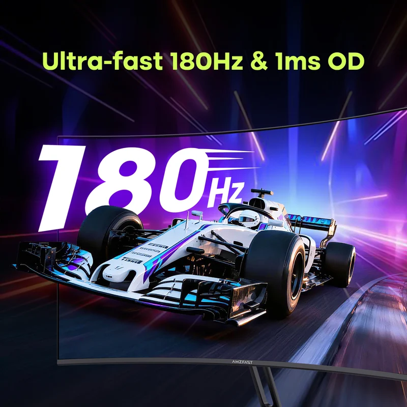 AMZG27C1Q, 27" Curved Gaming Monitor 180Hz QHD
