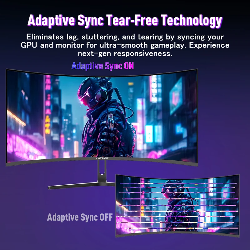 AMZG34C5Q Pro, 34inch Curved Gaming Monitor 240Hz UWQHD