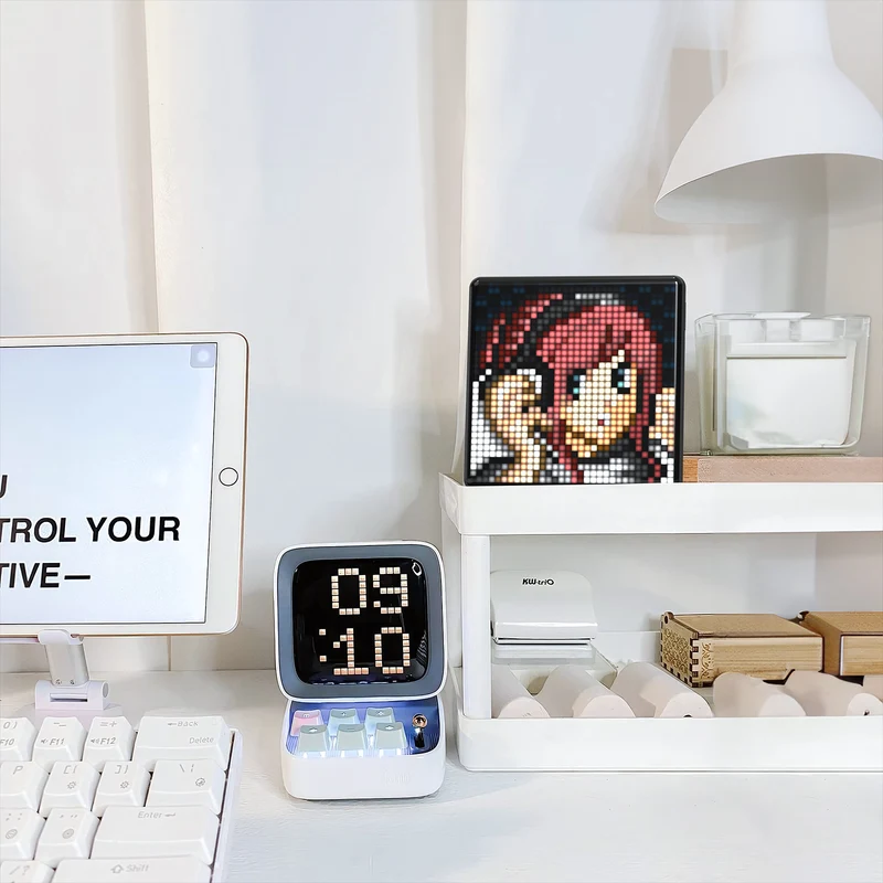 Divoom Pixoo-Max & Ditoo Pro Pixel Display Bluetooth Speaker Bundle