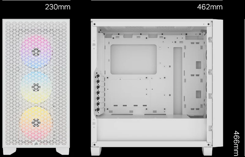 Corsair 3000D RGB Airflow - Blanc