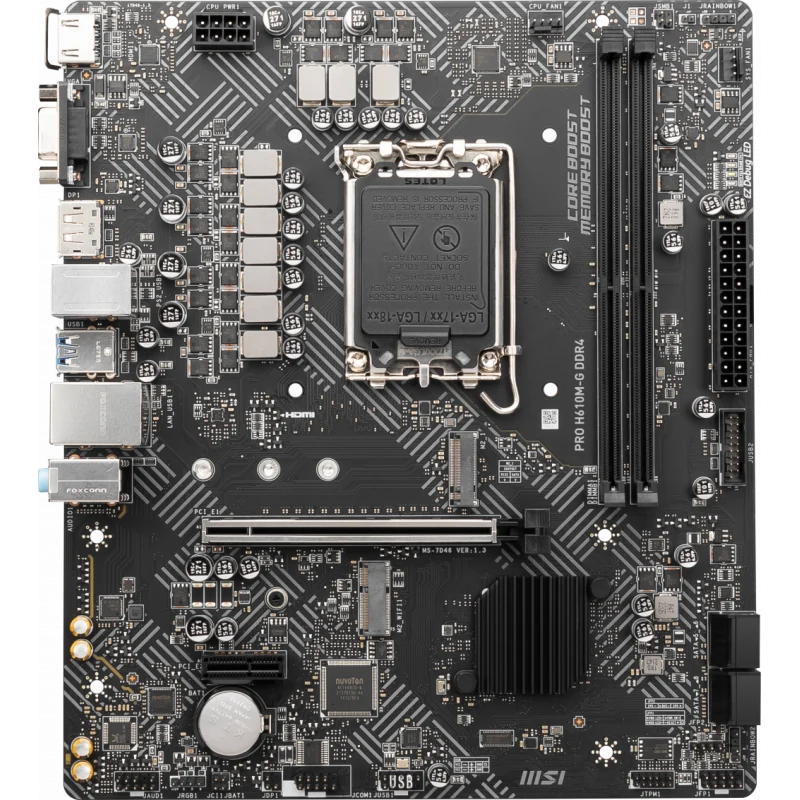 MSI PRO H610M-G DDR4