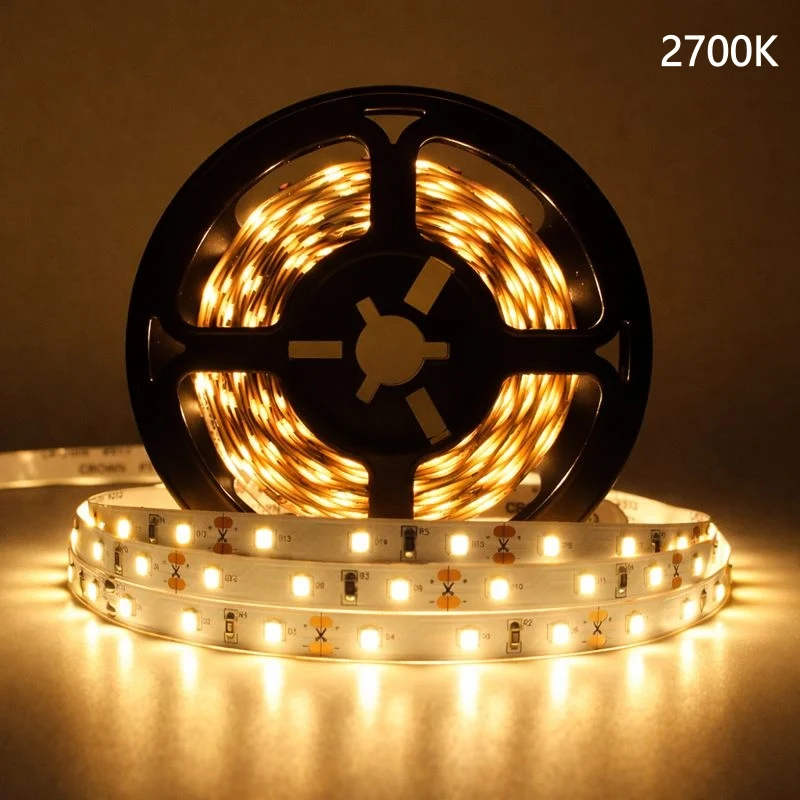 DC12V SMD5050 Full Spectrum LED Strip Light - CRI 97+ | 300 LEDs (60 LEDs/M) | 2700K / 3000K / 4000K / 5500K / 6500K | 12W/M | 10mm PCB | CRI 97+ | IP00 / IP67 | for Mirror, Kitchen Cabinet, Bedroom