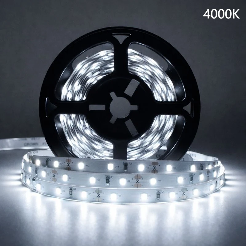 DC12V SMD5050 Full Spectrum LED Strip Light - CRI 97+ | 300 LEDs (60 LEDs/M) | 2700K / 3000K / 4000K / 5500K / 6500K | 12W/M | 10mm PCB | CRI 97+ | IP00 / IP67 | for Mirror, Kitchen Cabinet, Bedroom