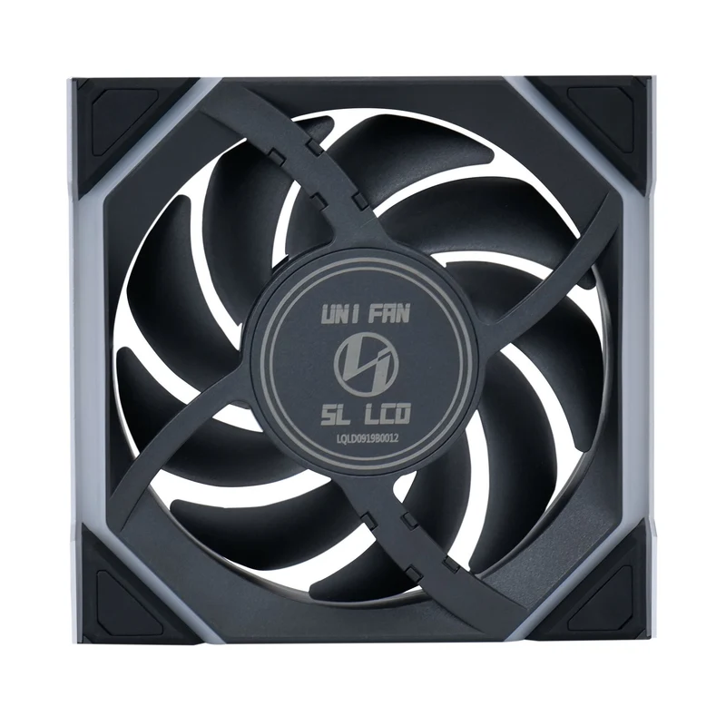 Lian Li Uni Fan SL 120 LCD Reverse ARGB Wireless pack de 3 - Noir