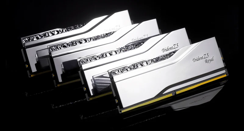 G.Skill Trident Z5 Royal RGB DDR5 2x32Go 6400C32 - Silver