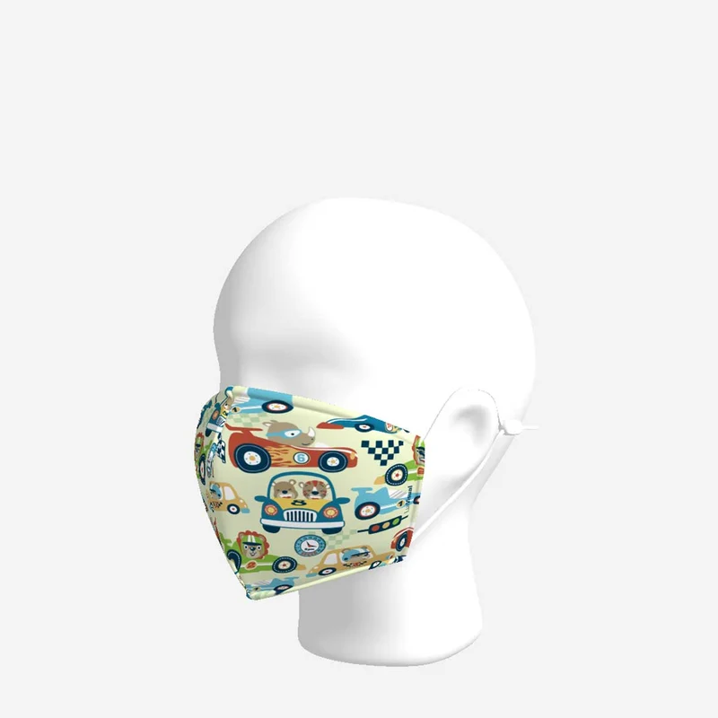 Masque Certifié Tissu lavable - Motif KIDS - Made in Luxembourg