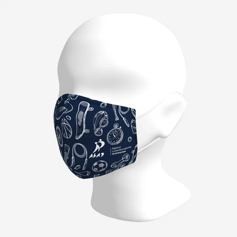 Masque Certifié Tissu lavable personnalisé - Made in Luxembourg
