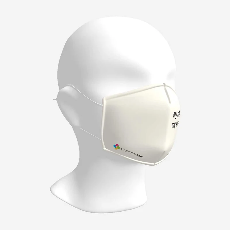 Masque Certifié Tissu lavable personnalisé - Made in Luxembourg