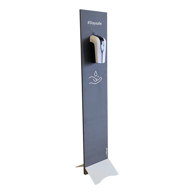 Distributeur de Solution Hydro-alcoolique - WOODY Black
