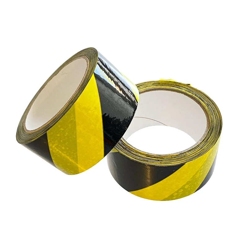 Ruban de marquage au sol PVC - Jaune et Noir