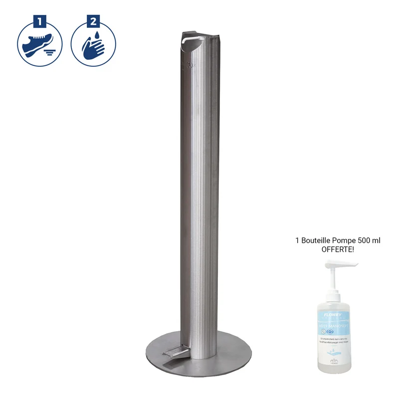 Distributeur de Gel Hydro-alcoolique - ILONA Inox