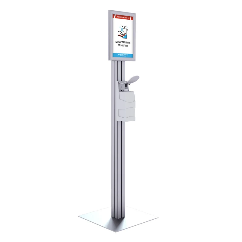 Distributeur de Gel Hydro-alcoolique sur pied