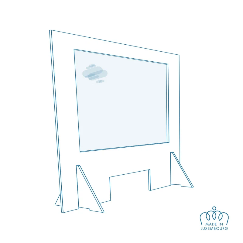 Protection Comptoir Eco - Avec ouverture - 1000x950 mm