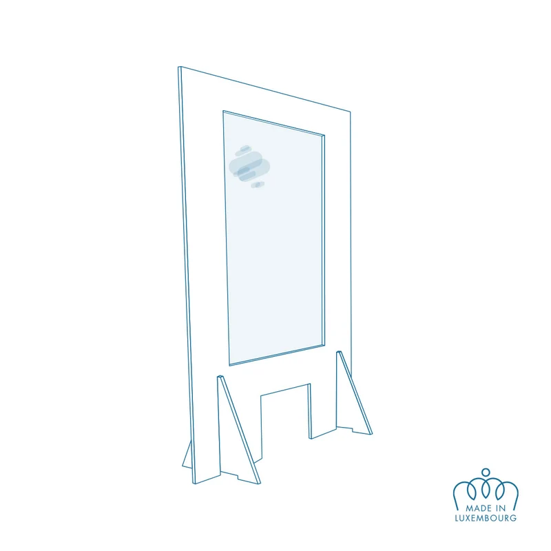 Protection Comptoir Eco - Avec ouverture - 750x950 mm