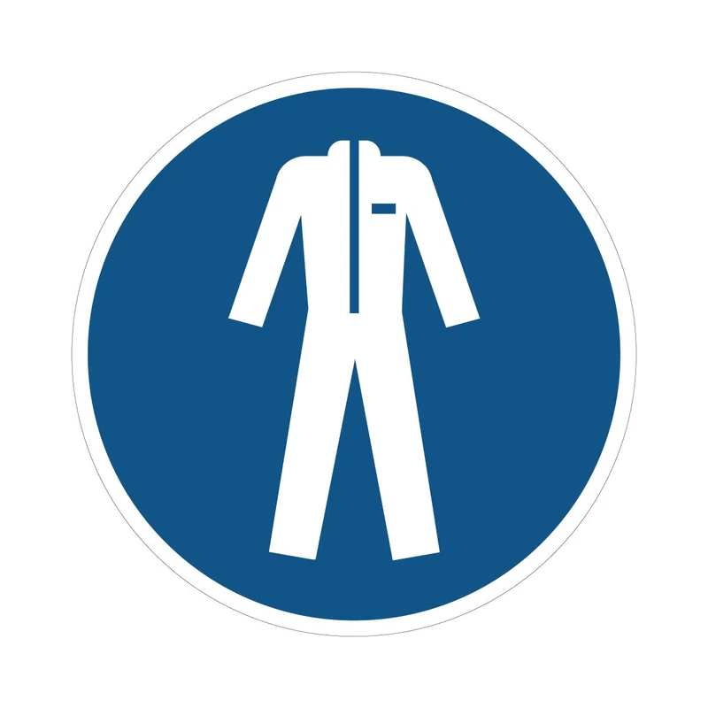Pictogramme ISO 7010 - M010 Vêtements de protection obligatoires