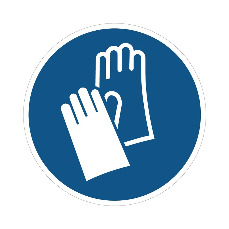 Pictogramme ISO 7010 - M009 Gants de protection obligatoires