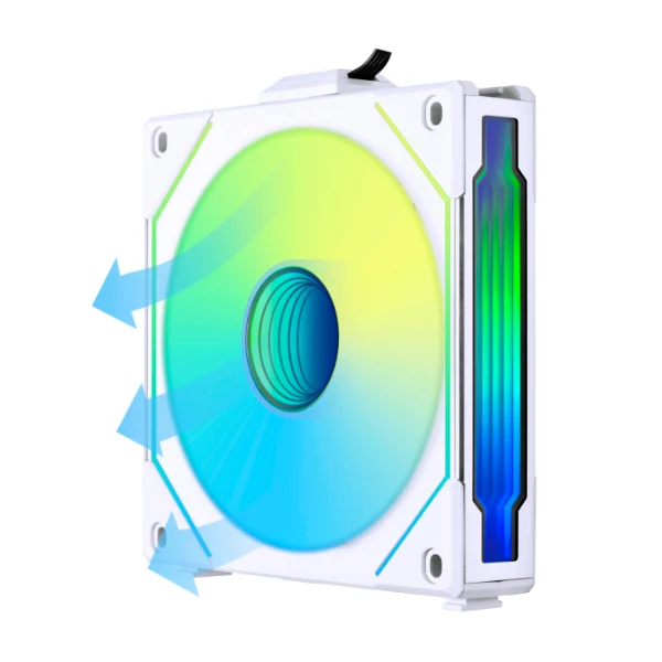 Lian Li UNI FAN SL-INF 120 ARGB Reverse Blade PWM - Blanc