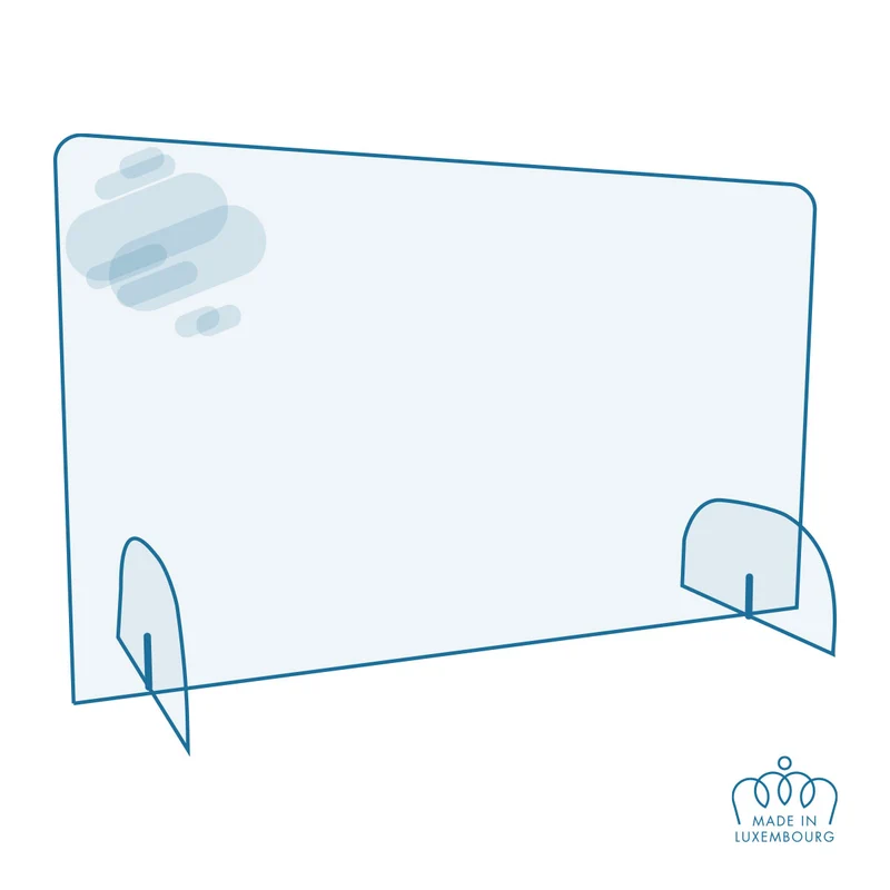 Protection Plexi - Hygiaphone sans ouverture - 1500x750 mm