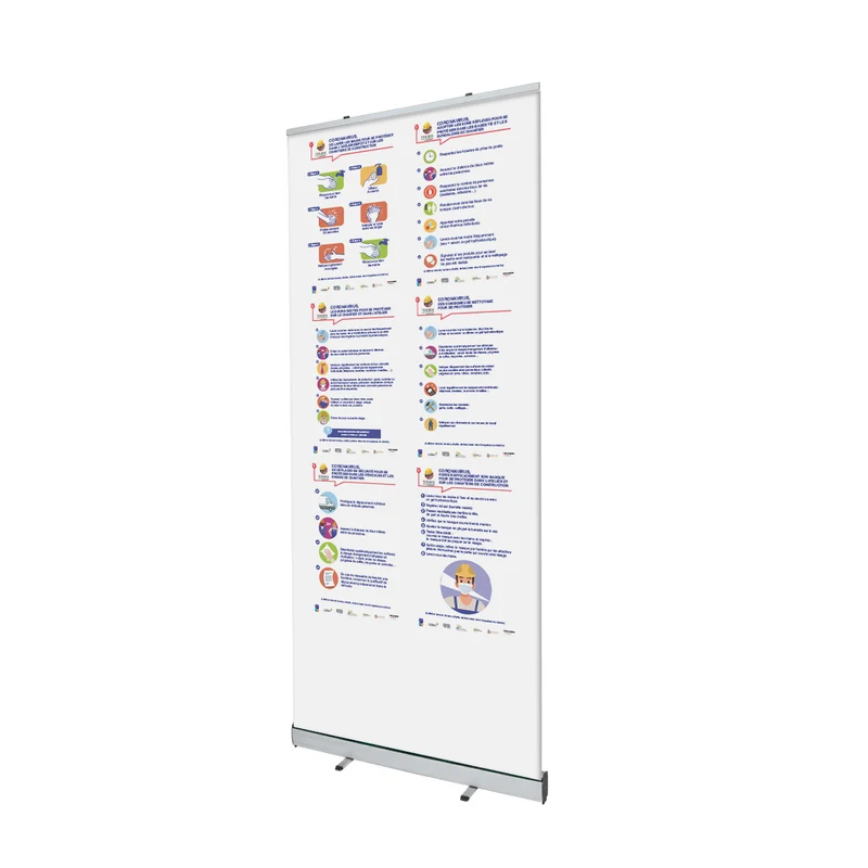 Rollup Récapitulatif - Construction Coronavirus FR/PT/DE - Deviroll 850
