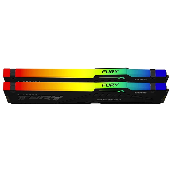 Kingston FURY Beast Noir RGB 64Go (2x32Go) 5600 MHz CL40