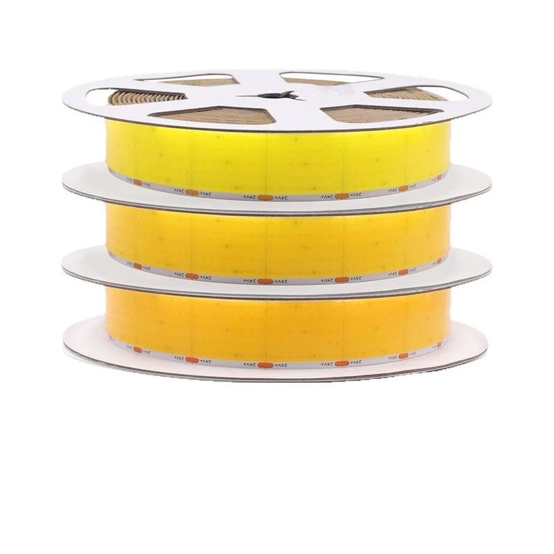 Five Row COB Flexible LED Strip Light- 24V | 1600 LEDs/M | 3000K / 4000K / 6500K | 30mm PCB | CRI 90+ | Dot-Free Continuous Lighting | Non-Waterproof | for Cabinets,Kitchen Office Lighting | 5/50M