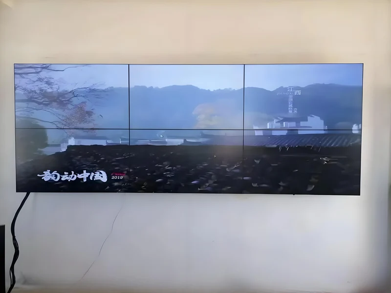 49” BOE LCD Video Wall – 3x2 Kit (6 Panels) | 1920x1080 FHD | 500 nits | Ultra Narrow Bezel 3.5mm | HDMI Splicer + Wall Mount Included