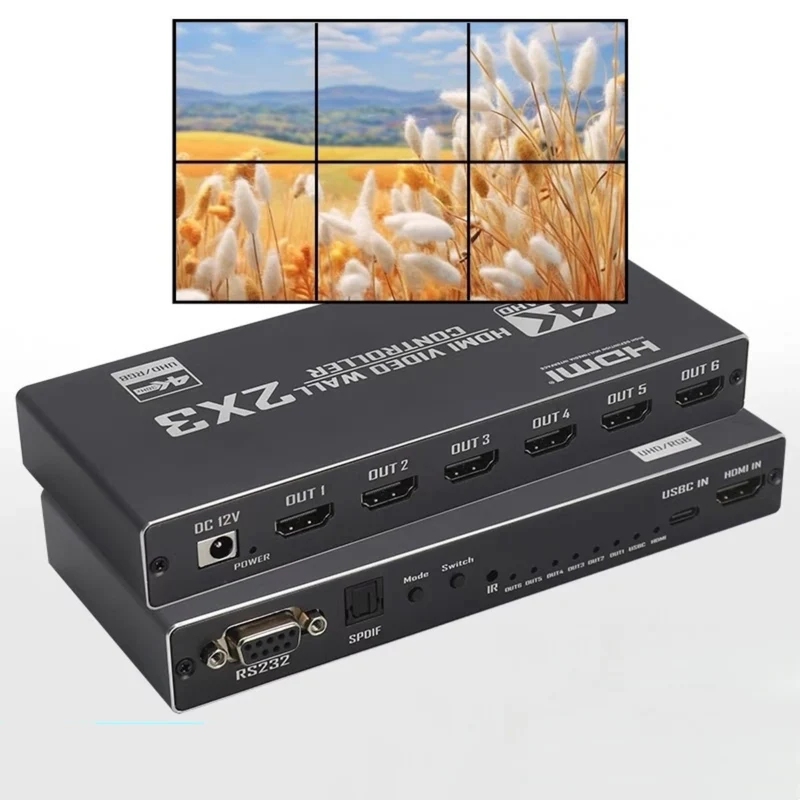 46” BOE LCD Video Wall – 3x2 Kit (6 Panels) | 1920x1080 FHD | 500 nits | Ultra Narrow Bezel 0.88mm / 1.7mm / 3.5mm | HDMI Splicer + Wall Mount Included