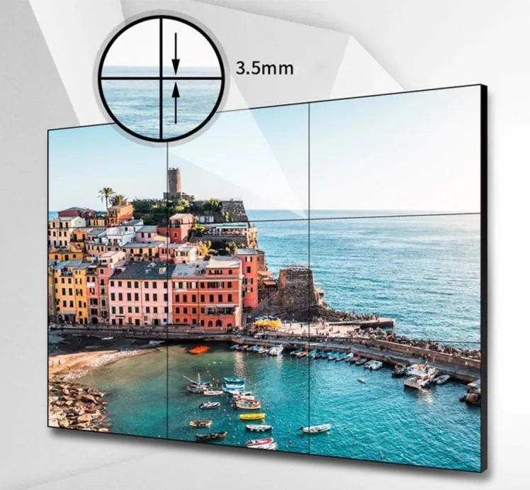 49” BOE LCD Video Wall – 3x3 Kit (9 Panels) | 1920x1080 FHD | 500 nits | Ultra Narrow Bezel 3.5mm | HDMI Splicer + Wall Mount Included