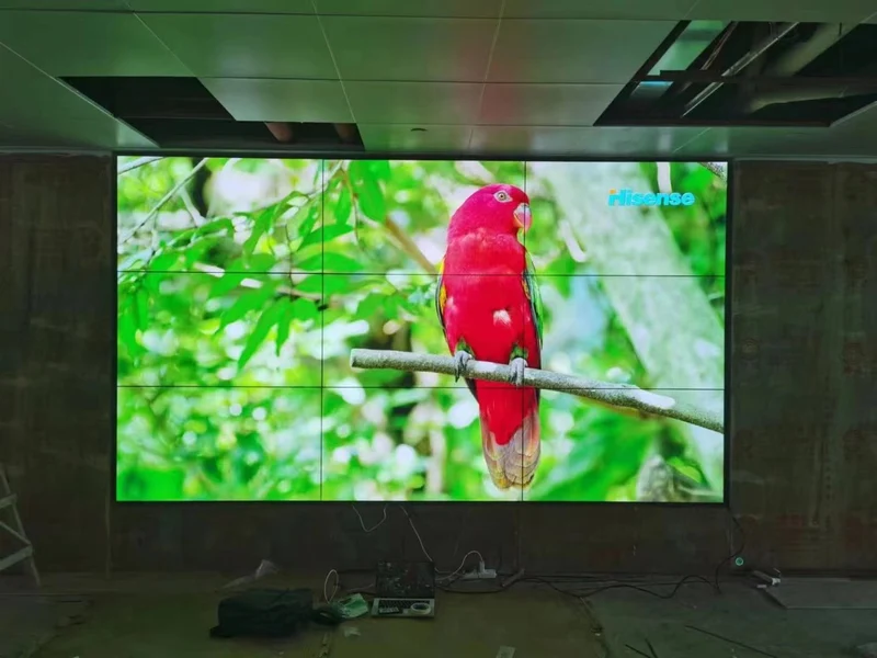 55” BOE LCD Video Wall – 3x3 Kit (9 Panels) | 1920x1080 FHD | 500 nits | Ultra Narrow Bezel 0.88mm / 1.7mm / 3.5mm | HDMI Splicer + Wall Mount Included