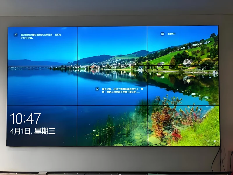 49” BOE LCD Video Wall – 3x3 Kit (9 Panels) | 1920x1080 FHD | 500 nits | Ultra Narrow Bezel 3.5mm | HDMI Splicer + Wall Mount Included