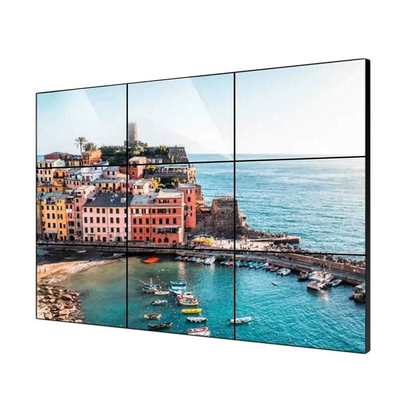 49” BOE LCD Video Wall – 3x3 Kit (9 Panels) | 1920x1080 FHD | 500 nits | Ultra Narrow Bezel 3.5mm | HDMI Splicer + Wall Mount Included