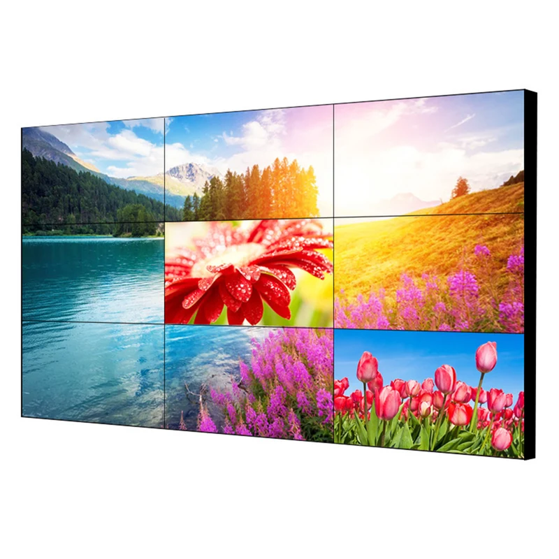 55” BOE LCD Video Wall – 3x3 Kit (9 Panels) | 1920x1080 FHD | 500 nits | Ultra Narrow Bezel 0.88mm / 1.7mm / 3.5mm | HDMI Splicer + Wall Mount Included