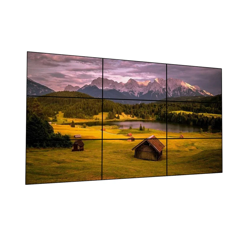 55” BOE LCD Video Wall – 3x3 Kit (9 Panels) | 1920x1080 FHD | 500 nits | Ultra Narrow Bezel 0.88mm / 1.7mm / 3.5mm | HDMI Splicer + Wall Mount Included