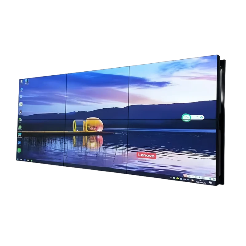 55” BOE LCD Video Wall – 3x2 Kit (6 Panels) | 1920x1080 FHD | 500 nits | Ultra Narrow Bezel 0.88mm | 1.7mm | 3.5mm | HDMI Splicer + Wall Mount Included
