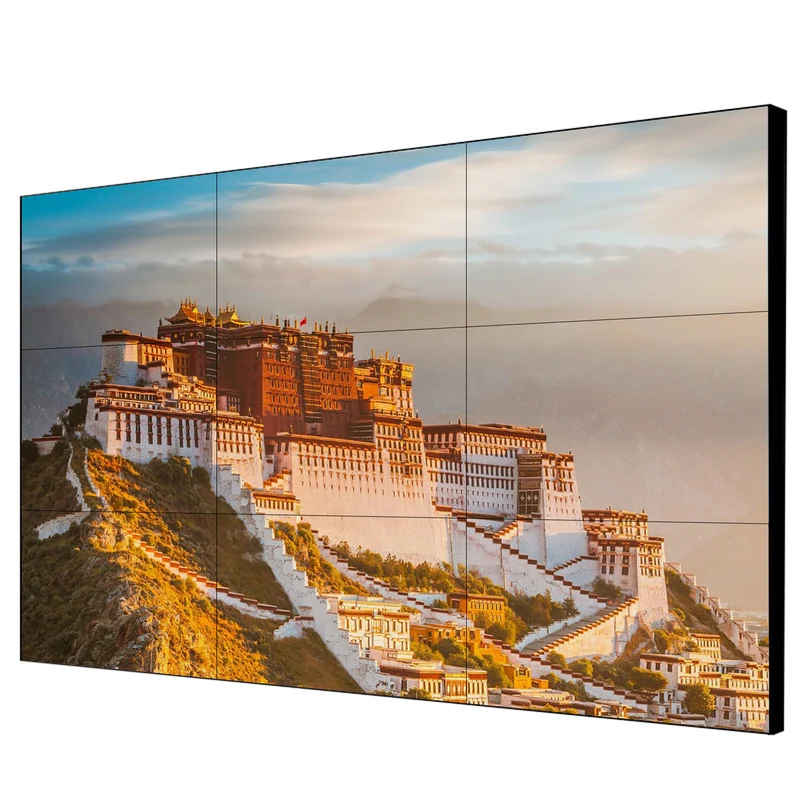 46” BOE LCD Video Wall – 3x3 Kit (9 Panels) | 1920x1080 FHD | 500 nits | Ultra Narrow Bezel 0.88mm / 1.7mm / 3.5mm | HDMI Splicer + Wall Mount Included