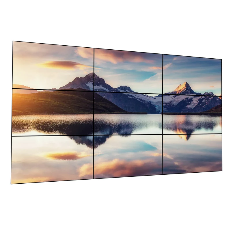 46” BOE LCD Video Wall – 3x3 Kit (9 Panels) | 1920x1080 FHD | 500 nits | Ultra Narrow Bezel 0.88mm / 1.7mm / 3.5mm | HDMI Splicer + Wall Mount Included