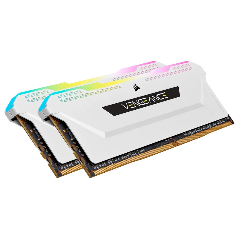 Corsair Vengeance RGB PRO SL 2X16Go DDR4 3600C18 Blanc