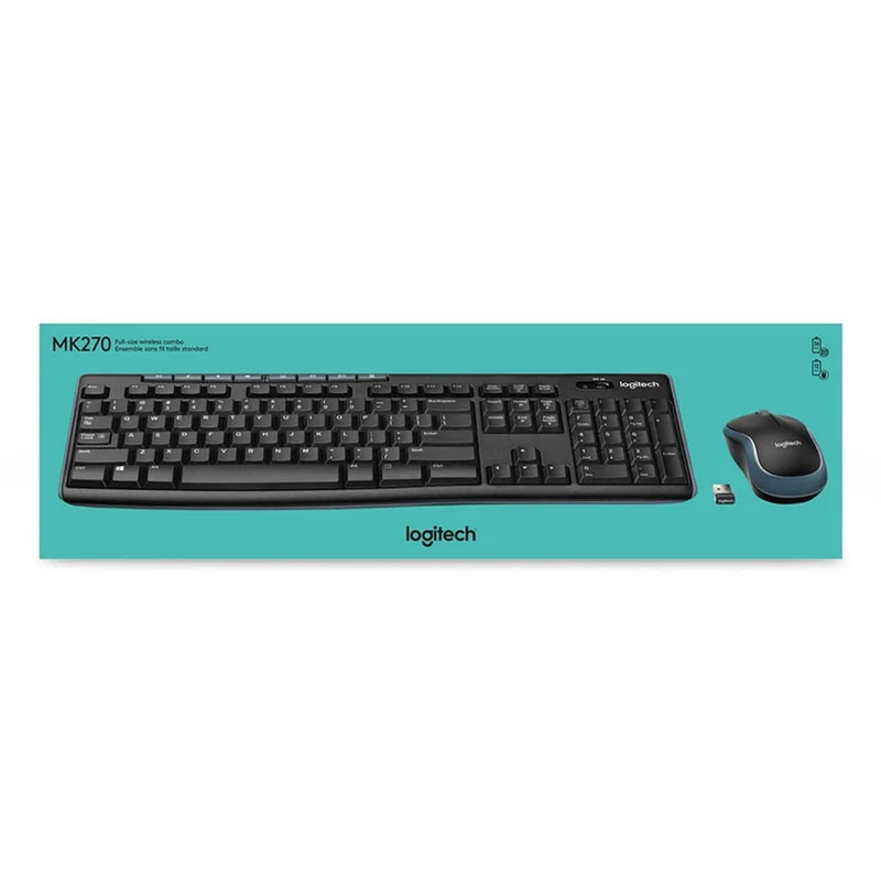 Logitech Wireless Desktop MK270 AZERTY COMBO