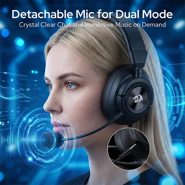 Redragon H889 Wireless Gaming Headset 4-in-1 (Black)