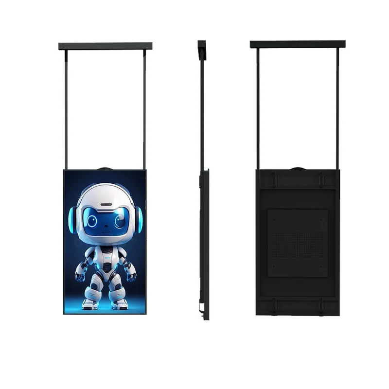 86" Single-Sided 2500nits High Bright Front Window LCD Advertising Display, Android RK3568 2G+32G, Non-Touch, Cloud/APP/USB, Wall-Mount/Floor Stand/Suspended Installation