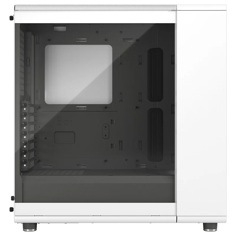 Fractal Design North Chalk TG Clear - Blanc