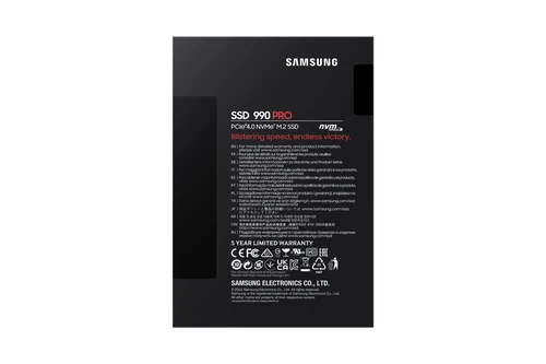Samsung SSD 990 PRO M.2 PCIe 4.0 NVMe 1To