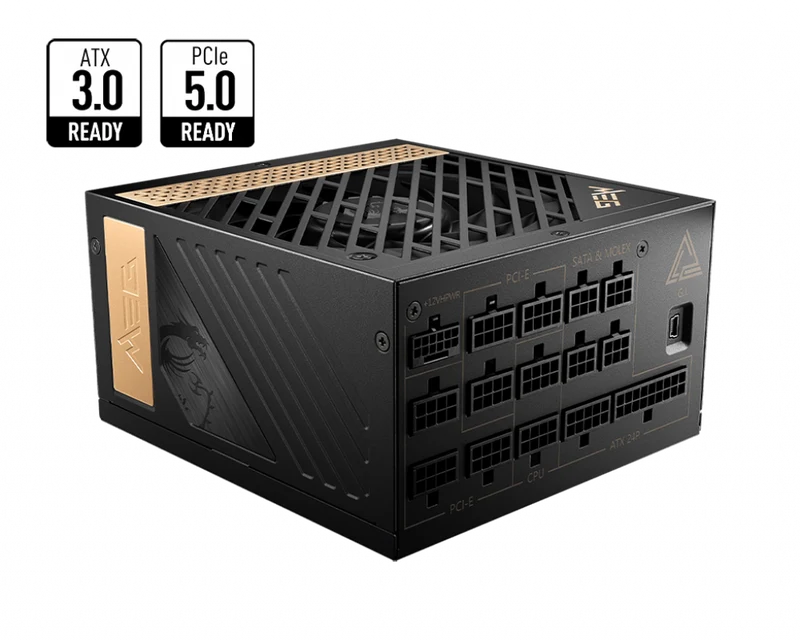 MSI MEG Ai1300P PCIE5 ATX3.0 80 Plus Platinum