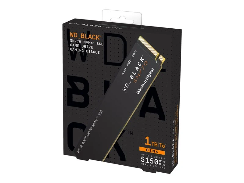 Western Digital WD_Black SN770 1To M.2 Nvme PCIe 4.0