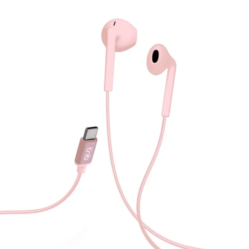Ecouteurs filaires C-BUDS type-C rose