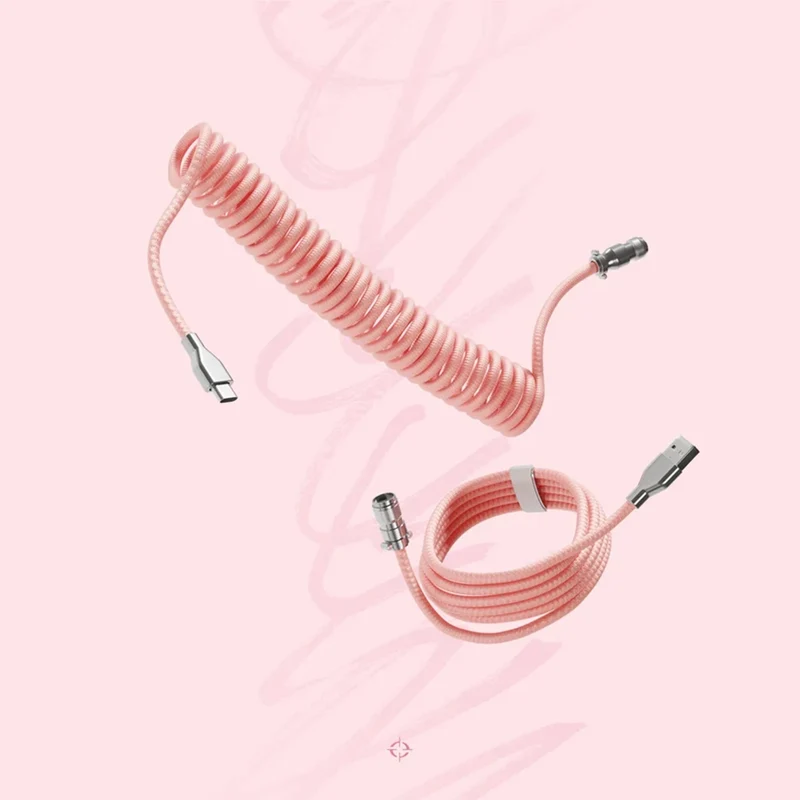 Tryhard Coiled Cable Pink