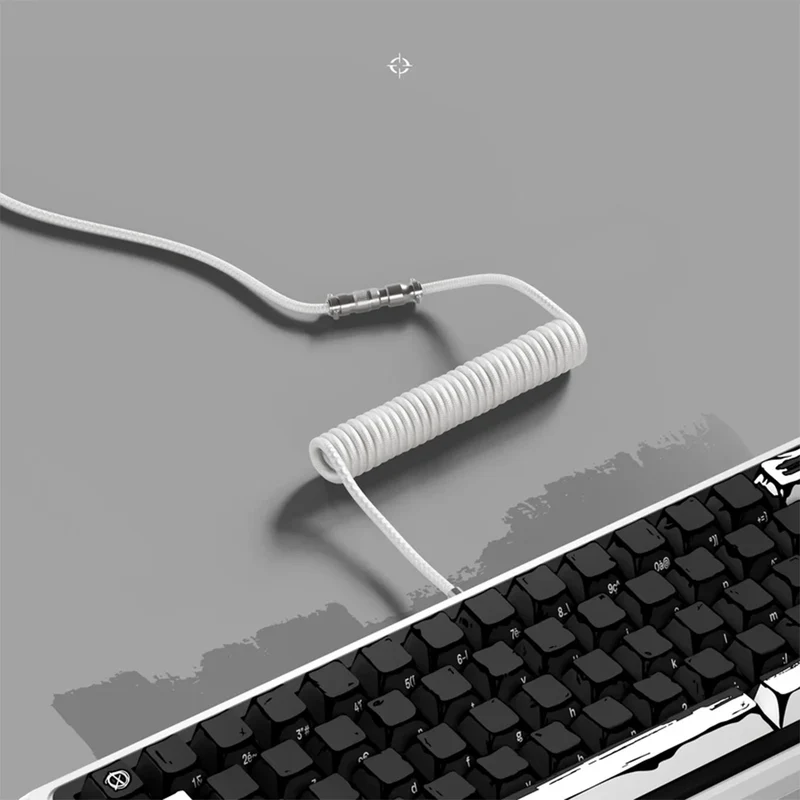 Tryhard Coiled Cable White