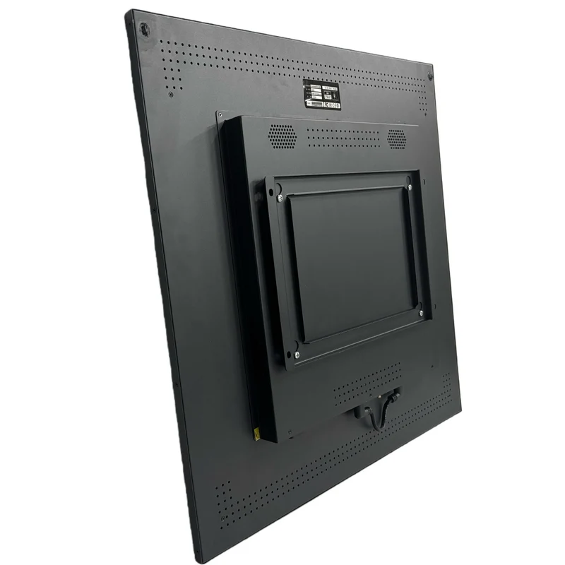 SQ Series 19.2 Inch (345×345mm Viewable) 1:1 Square Monitor LCD Display Screen, Cloud / APP / USB Disk Content Upload