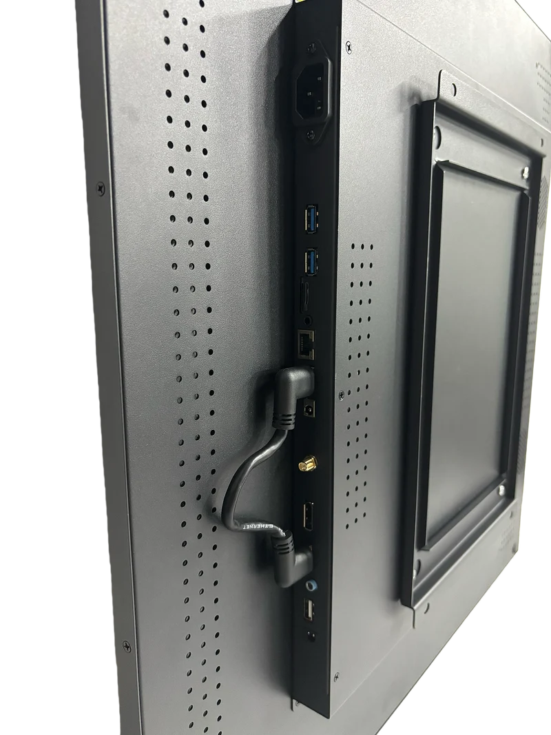 SQ Series 19.2 Inch (345×345mm Viewable) 1:1 Square Monitor LCD Display Screen, Cloud / APP / USB Disk Content Upload