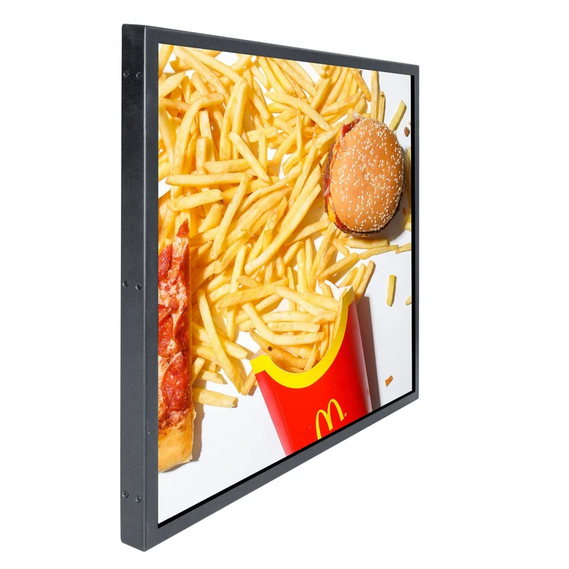 SQ Series 29.6 Inch (531×531mm Viewable) 1:1 Square LCD Digital Display Screen, Optional Capacitive Touch, Cloud / APP / USB Disk